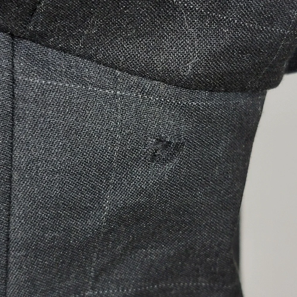 VTG Brooks Brothers 346 Men's Sport Coat Blazer Three Button Gray Plaid Wool 44R